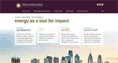 Desktop Screenshot of philaenergy.org