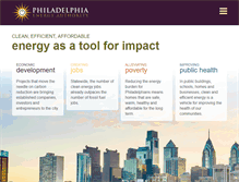 Tablet Screenshot of philaenergy.org